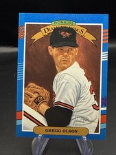1991 Donruss - Diamond Kings Gregg Olson #23 No Yellow Lines Left Border
