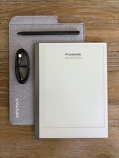 reMarkable 2 Paper Tablet with Marker Plus, Sleeve  Cable   Mint Condition