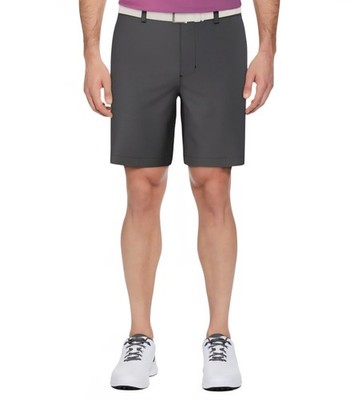 PGA Tour Men s Heather Black Golf Shorts 8  Inseam Performance UPF 50 Size 42