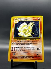 Pokémon TCG Ninetales Base Set (Unlimited) 12/102 Holo Rare - LP