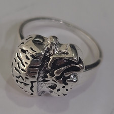 Silver Tone Stainless Steel Metal Animal Them...