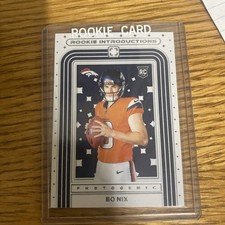 Bo Nix #5 Rookie Introductions Photogenic Denver Broncos 