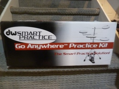 DW Smart Practice Go Anywhere Percussion Drum Pad Kit w/ Stand