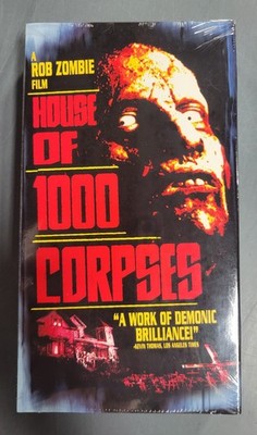 House of 1000 Corpses [VHS] [VHS Tape] Watermarks Factory Sealed