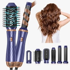 6 in 1 Hair Dryer Brush, Upgrade Detachable Blow Dryer Brush Air Styler Wrap ...