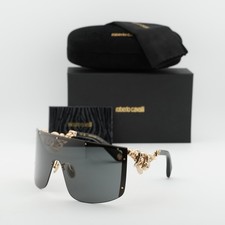 New Roberto Cavalli SRC015M 0300 Rose Gold/Brown Grey 99-01-130 Sunglasses