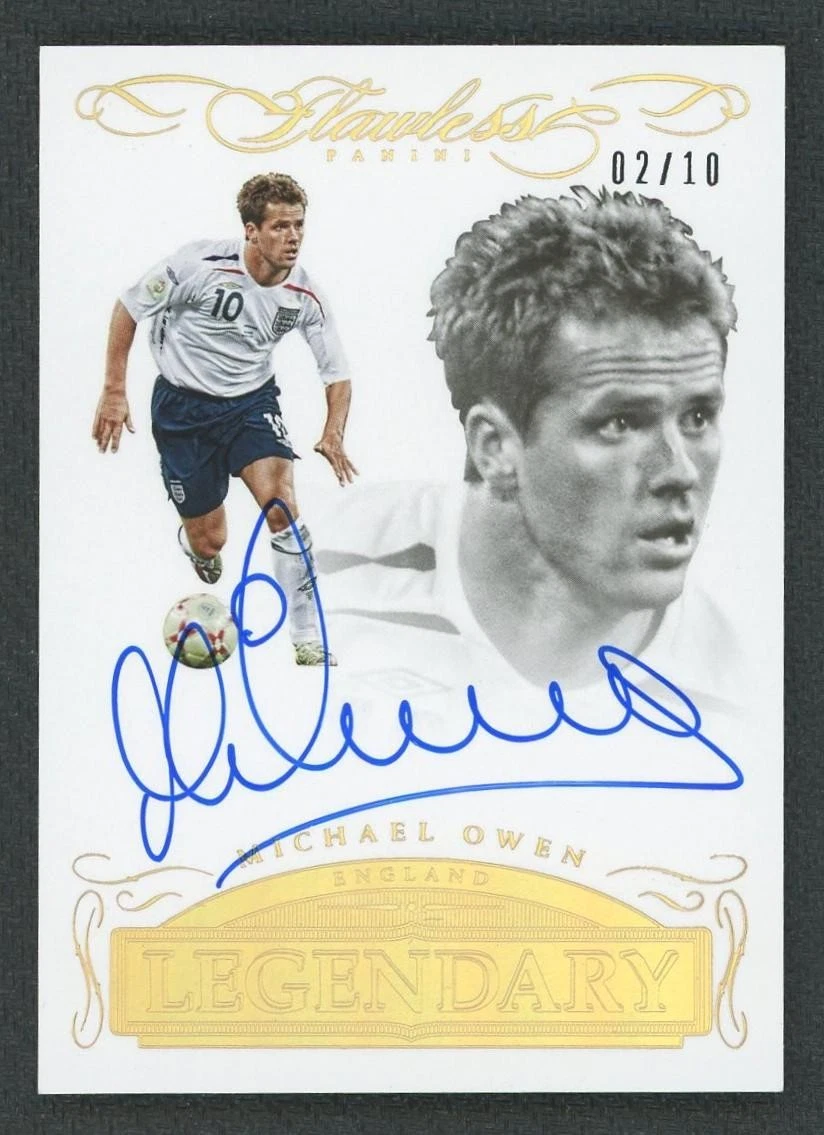 世界3枚限定！PANINI MICHAEL OWEN PSA AUTO10 Michael Owen Trading Cards for sale | eBay