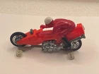 Vintage 1971 Mattel Hot Wheels Rrrumblers Orange Straight Away W/ Red Rider