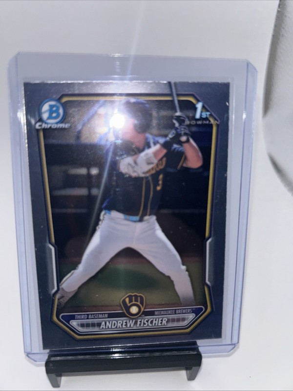 2026 Bowman 1st Andrew Fischer - BCP-149 Chrome Prospects Milwaukee Brewers QTY
