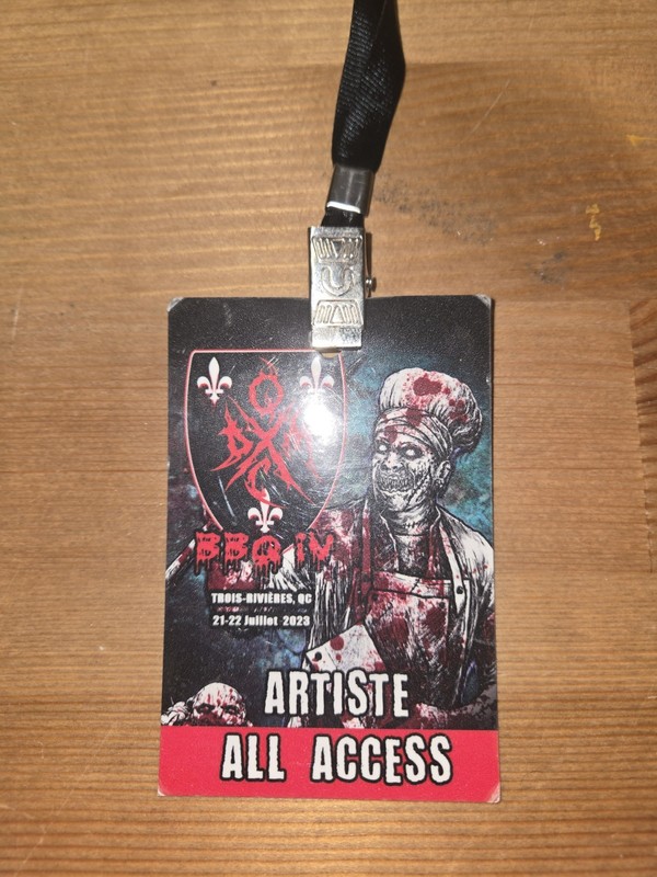 Metal Festival Laminate - Trois-Rivières, Quebec - Artist All Access Backstage 