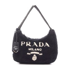 Prada Re-Edition 2000 Spugna Mini Handbag Women Black One Size