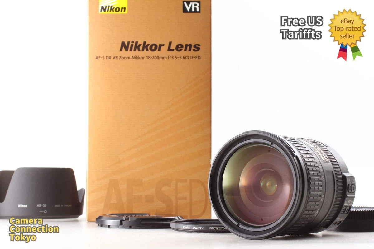 Nikon NIKKOR AF-S 18-200mm Focal Camera Lenses for sale | eBay