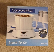 CORNINGWARE Lunch To Go 22 Ounce Mug With Warmer And Bag MW-20