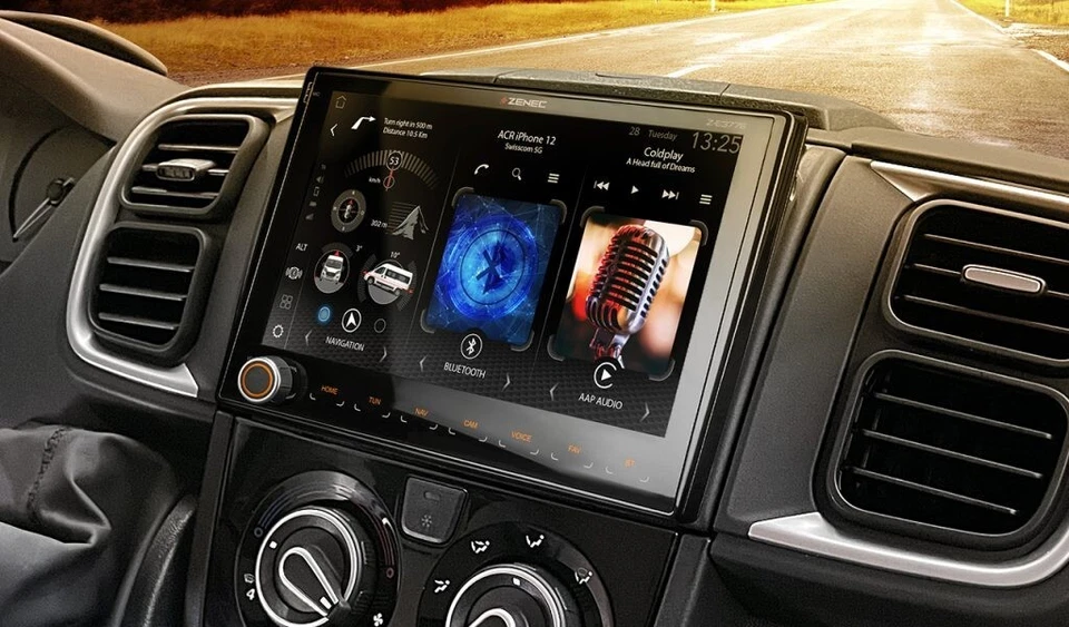 ZENEC Z-E3776 9 Zoll Infotainer für FIAT Ducato, Citroen, Wireless GAA, ACP - Bild 2 von 4