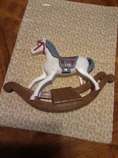 Vintage Burwood Products Rocking Horse 1988 Wall Hanging Art Retro Grandmacore