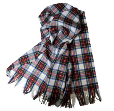 100 % Wolle schottisches Tartan auf Bestellung Damen Stola - D-G TARTANS