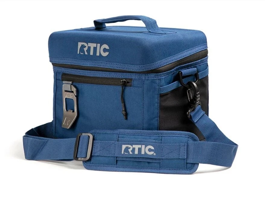 RTIC 8 Can Dark Blue Cooler New Model Lunchbox Soft Pack 24 Hours