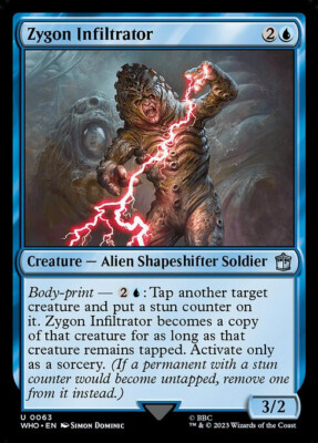 NM Zygon Infiltrator, MTG, Doctor Who, Magic the Gathering, 63