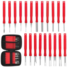 21Pcs Terminal Pin Removal Tool Kit Electrical Wire Connector Depinning Tool US
