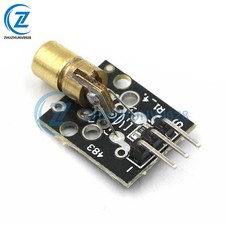 650nm Laser Sensor Module Red Laser Dot Diode Copper Head F Arduino