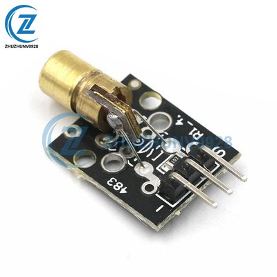 650nm Laser Sensor Module Red Laser Dot Diode Copper Head F Arduino