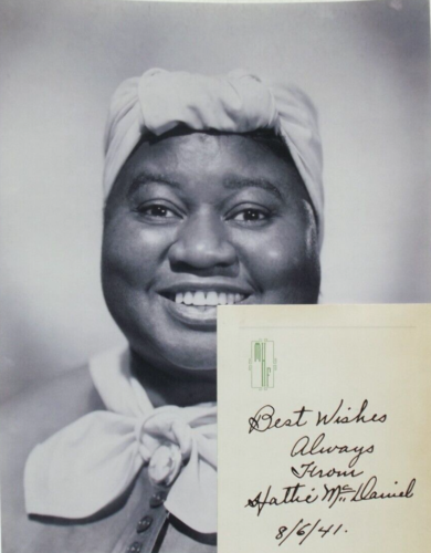 Hattie McDaniel ''Gone With The Wind'' 1939 Signed Autograph Authentic ''Rare'' - Picture 2 of 5