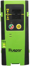 Huepar LR-6RG Laser Detector for Laser Level Green and Red Beam Three-Side LED