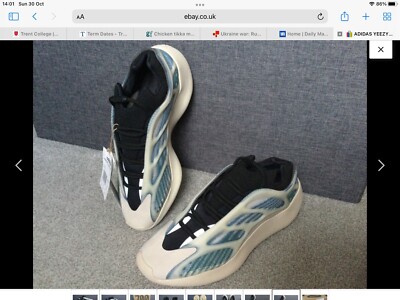 adidas gazelle silver green womens Adidas Kids Yeezy Boost 700 Black Trainers, UK Size 10  V & G Luxe Boutique
