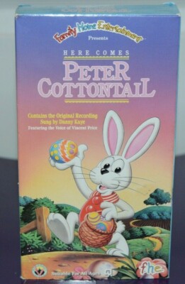 Here Comes Peter Cottontail (VHS, 1996, Golden books) 74644950335