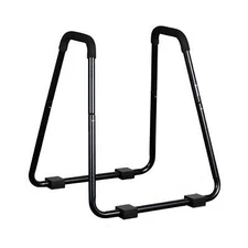 Titan Fitness HD Dip Station Stand Body Press Black Solid Foam Grips