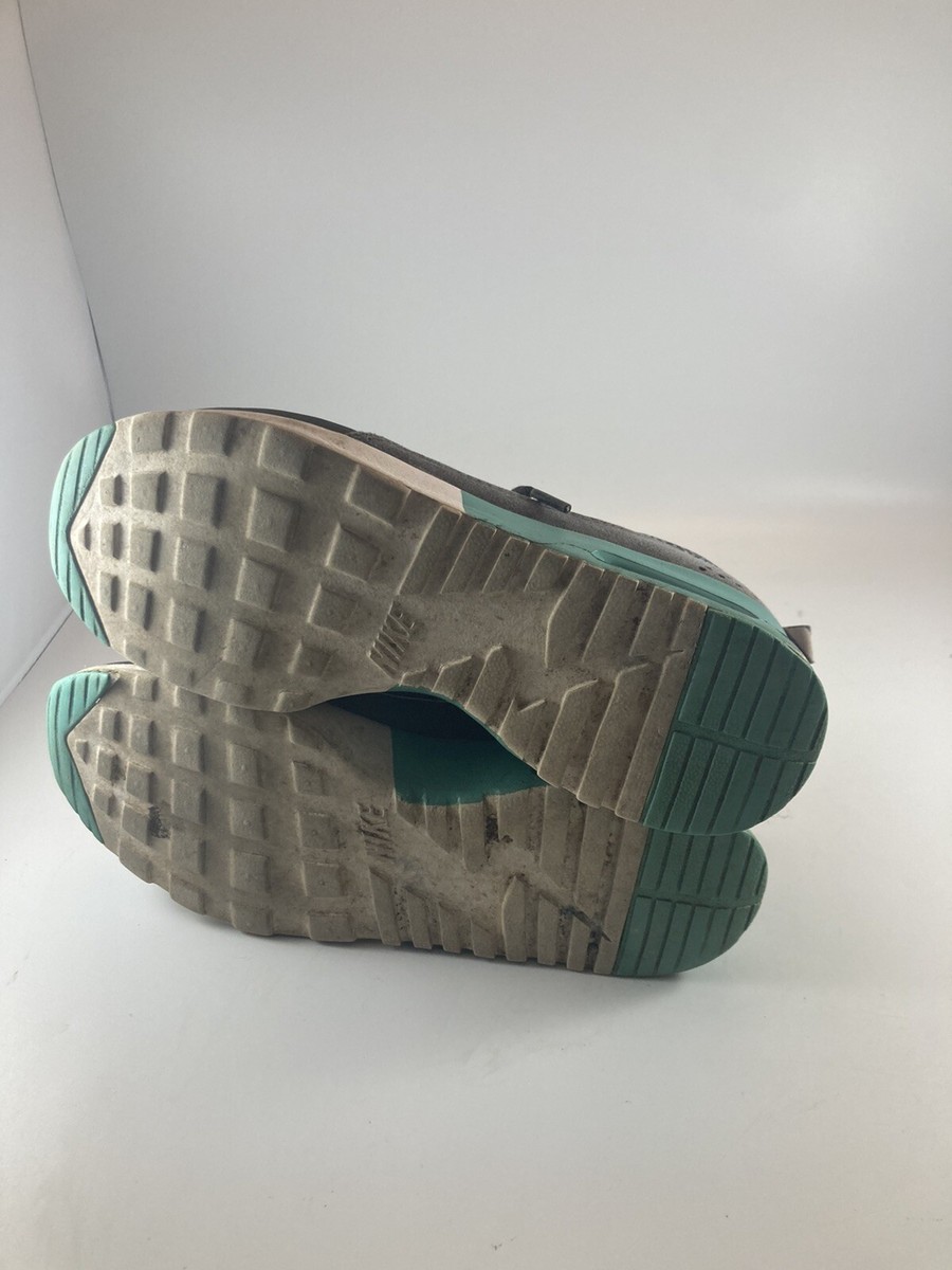 nike air max thea trainers in grey and teal