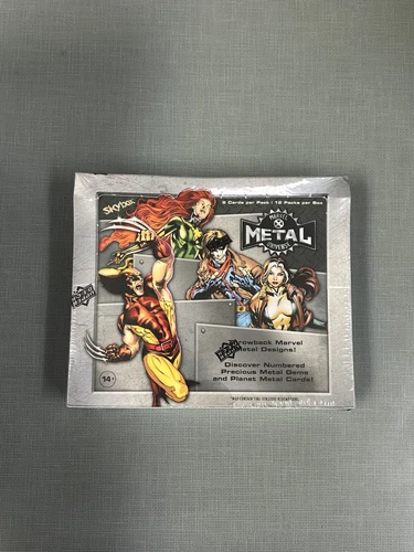 2020 Marvel X-Men Metal Universe Trading Cards Hobby Box Factory Sealed
