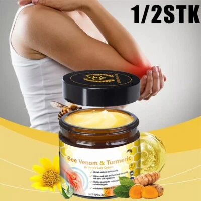 WIYUN 60G Bienengift-Creme-Salbe Gelenk- und Knochensalbe für Balsam-Knieschmerz-Creme