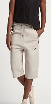 nike women's fleece moletom com capuz oatmeal
