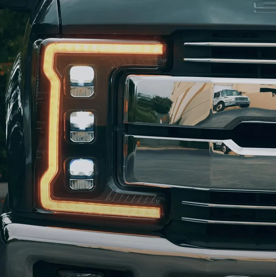 Recon LED Projector Headlights For 2017-2019 Ford Super Duty F250/F350/F450/F550 - Image 4 of 4
