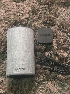 2nd Generation Amazon Echo Smart Assistant -  In Gray With Cord Xc56-py