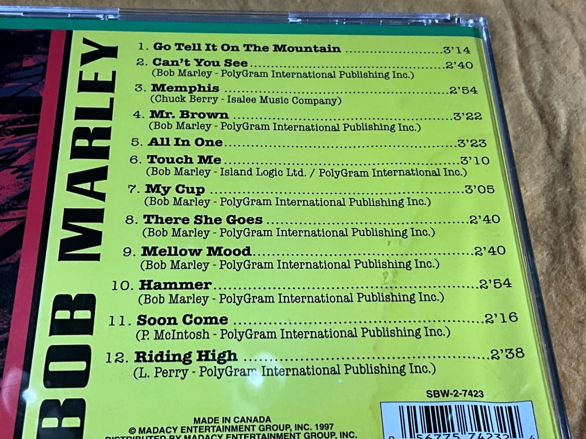 X11-87 BOB MARLEY The Best Of - 1997 - IMPORT - SBW-2-7423 - CD