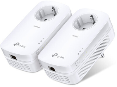 TP-LINK TL-PA8010P KIT AV1200 Powerline 2er KIT (1x LAN) bis 1,2 Gbit/s BRANDNEU