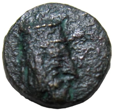 PHOENICIA, SIDON. AE 13. 372-358 BC. GALLEY/ABD' ASHTART. VERY RARE SMALL COIN.