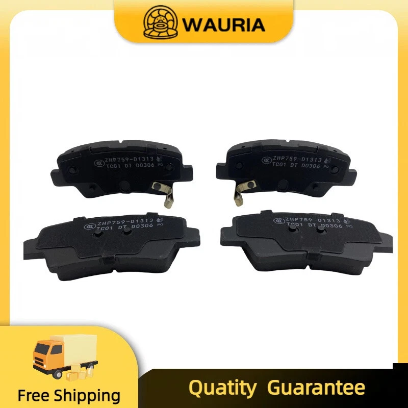 Hyundai Accent Elantra GT Kia Optima Rio Forte Soul Rear Ceramic Brake Pads