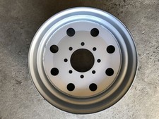 Trailer Wheel 17.5 x 6.75 Hub Piloted 8H-6.50, Silver, Free Shipping