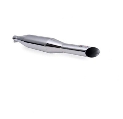 Fit For Royal Enfield Classic 350/500 -Red Rooster Performance Polished Silencer