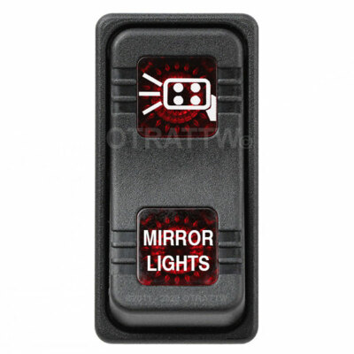 OTRATTW Carling Tech Contura X Rocker Switch, Polaris, MIRROR LIGHTS ...
