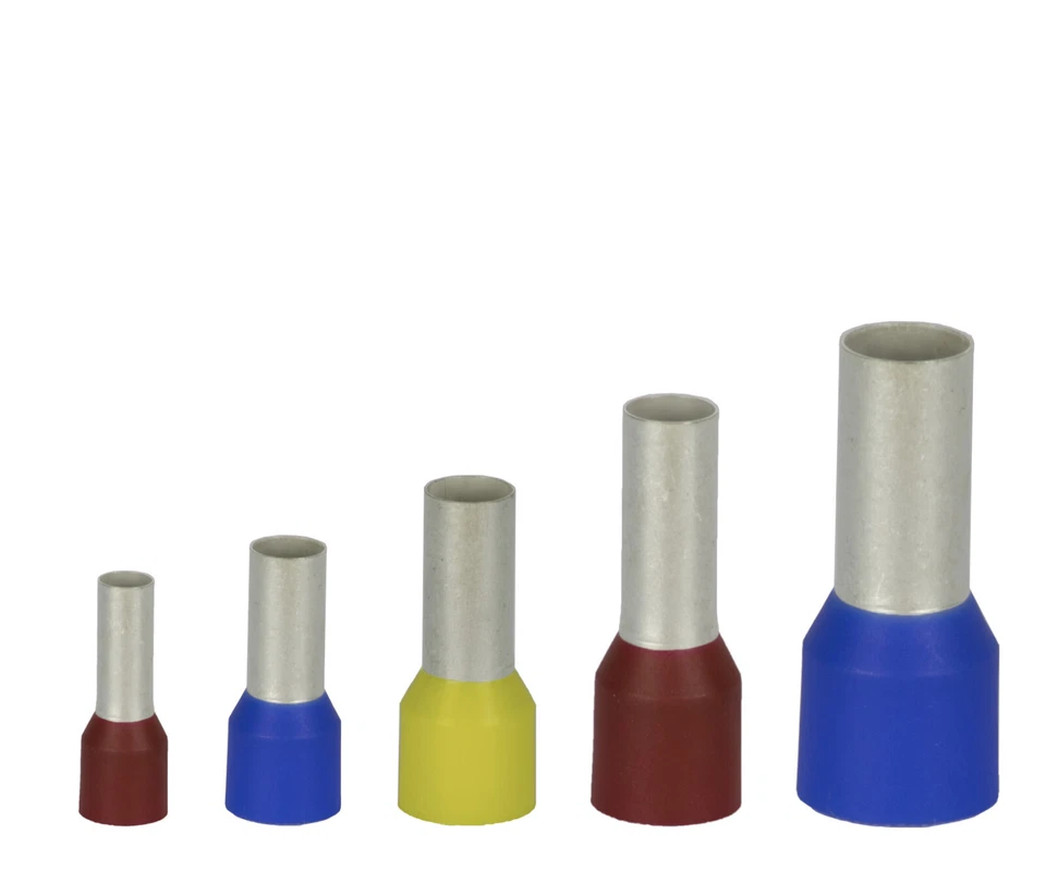 Zoller Fröhlich Aderendhülsen isoliert  35mm² 50mm² 70mm² 95mm² 120mm² - Bild 1 von 2