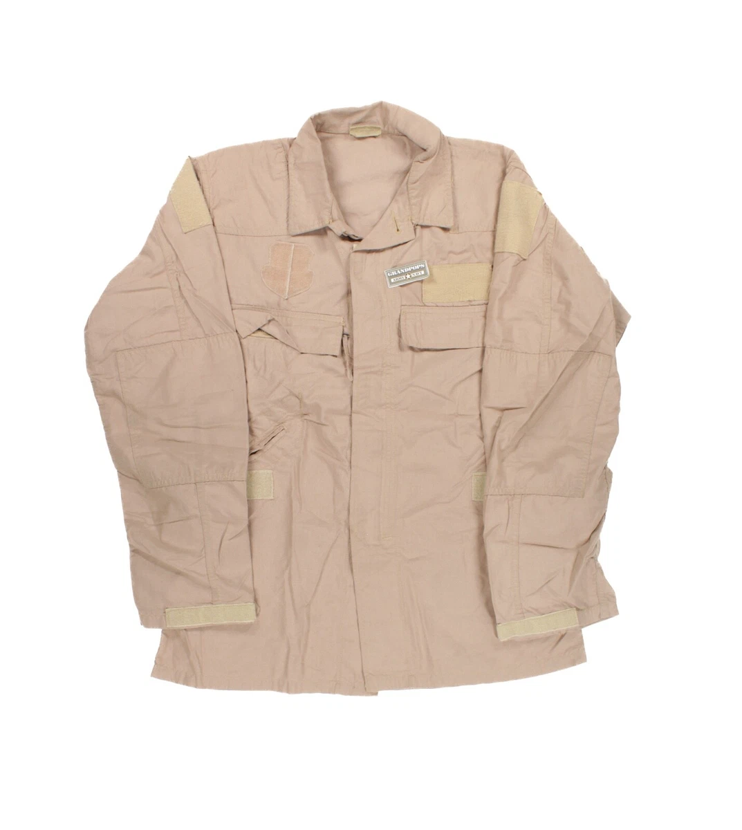 U.S. ARMY TAN IABU AIRCREW FLAME RESISTANT JACKET SIZE MEDIUM LONG