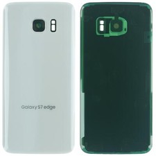 Custodia batteria Samsung Galaxy S7 Edge G935F back cover piastra obiettivo fotocamera bianco