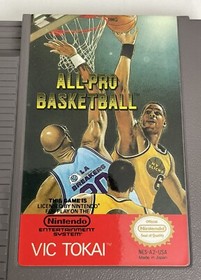 Authentic Nintendo NES All Pro Basketball Game Cartridge Only.