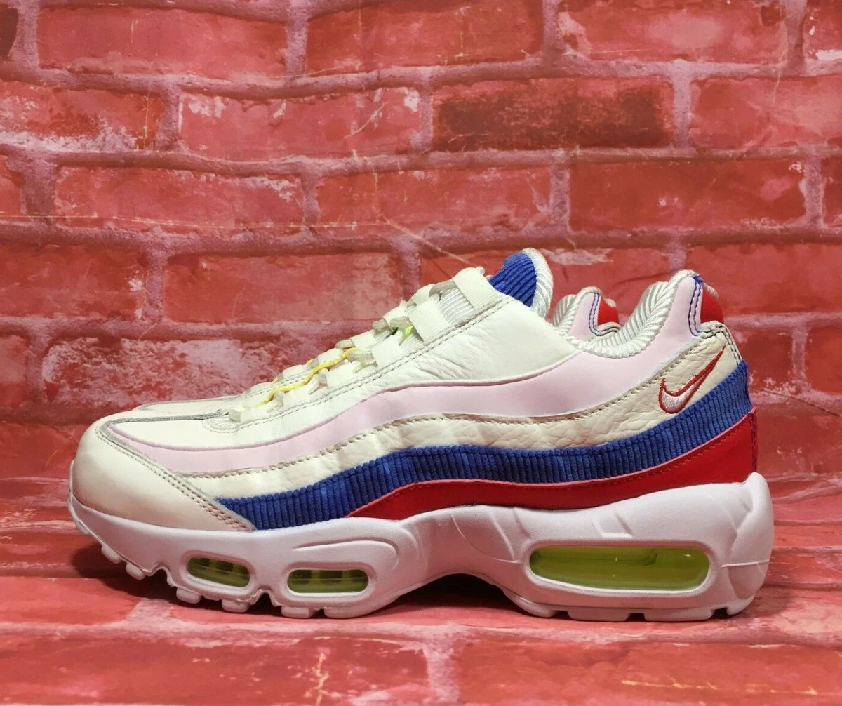 Red blue and white air max 95 sale