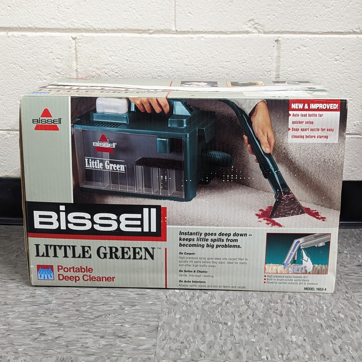 1996 Bissell Model 1653-4 Little Green Portable Deep Cleaner