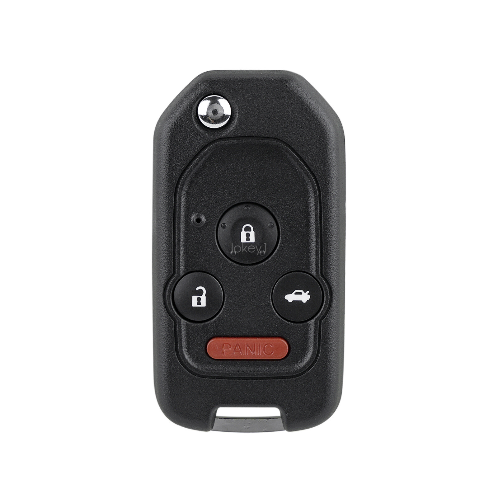 2 Modified Flip Key Shell Remote Case Fob 4 Button For Honda Accord Civic Pilot